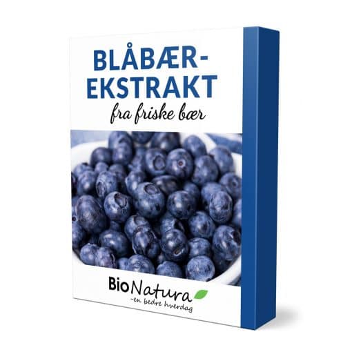 Blåbærekstrakt produkt fra Bionatura